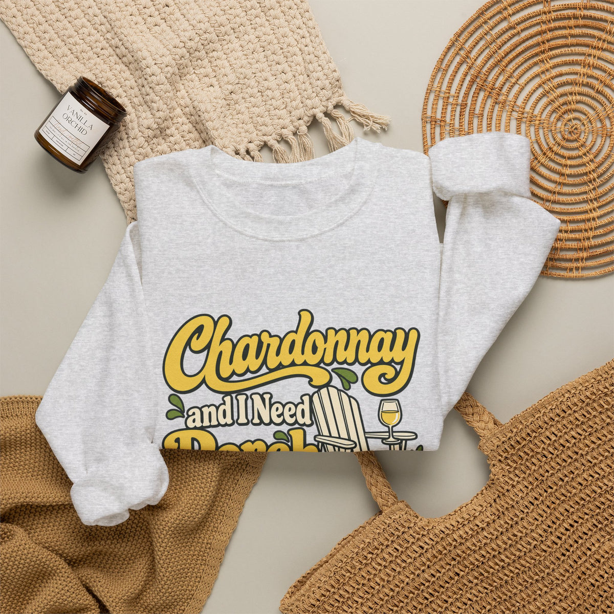 Chardonnay Porch Time Sweatshirt