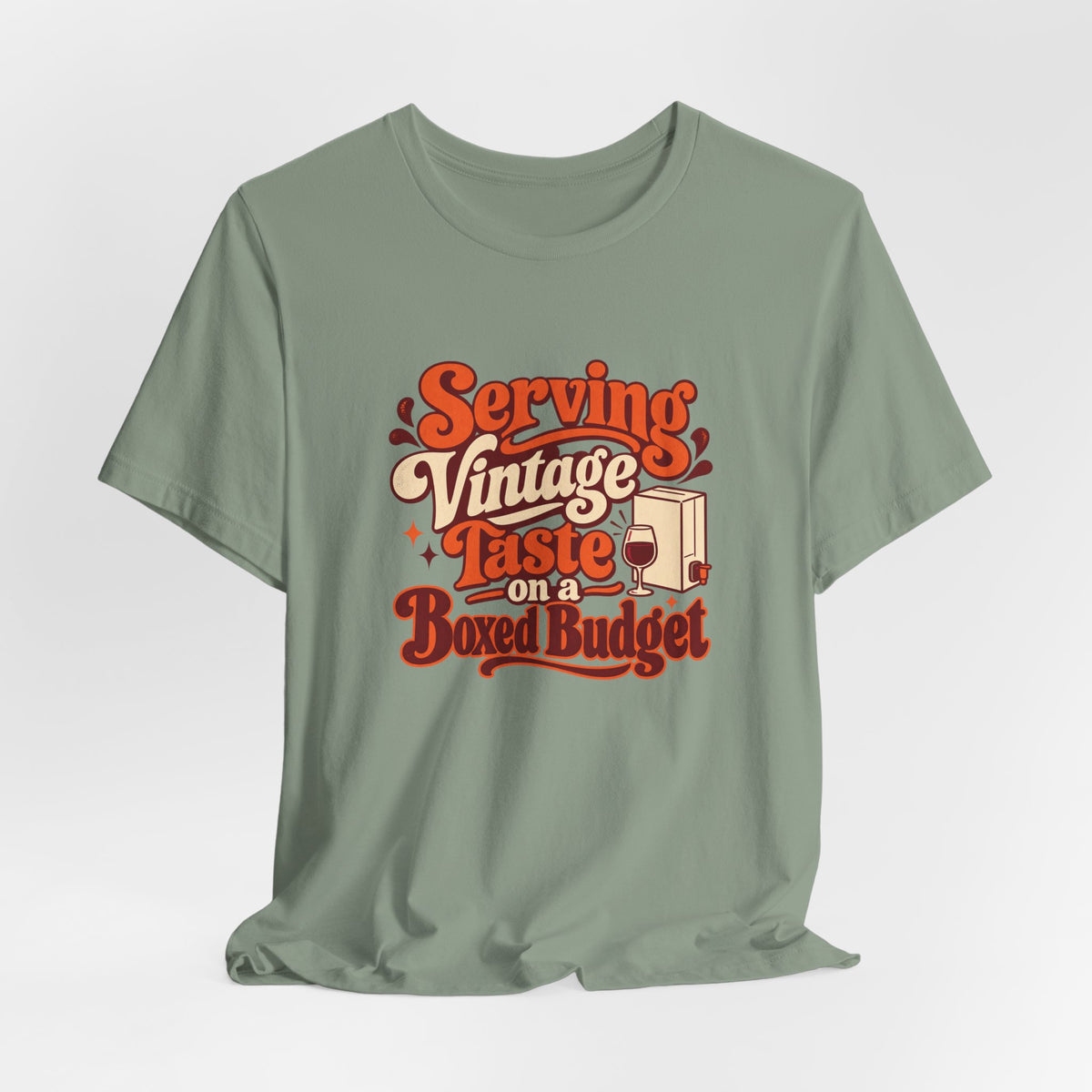 Boxed Budget Wine Tee
