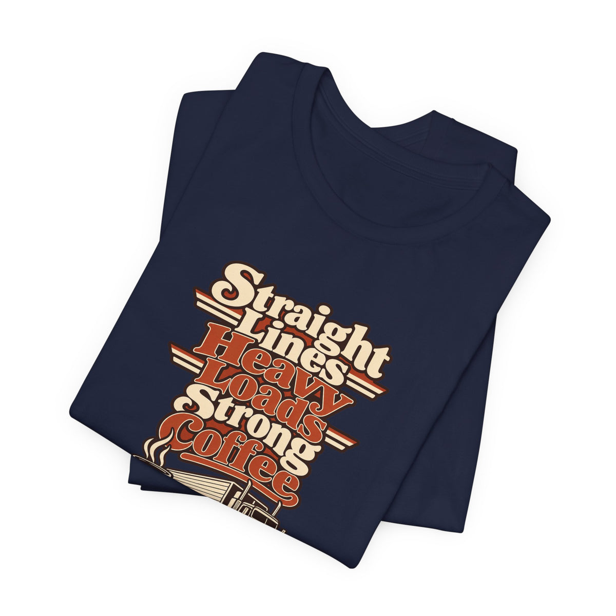 Trailer Lines Trucker Retro Tee