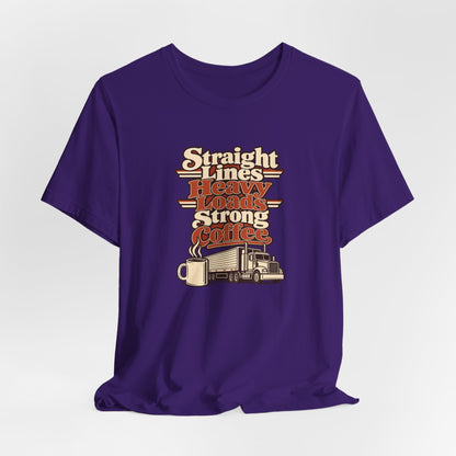 Trailer Lines Trucker Retro Tee