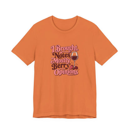 Berry Notes Wine Tasting Tee