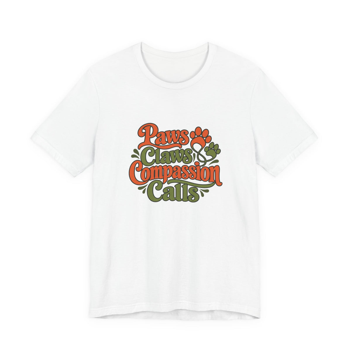 Paws Claws Compassion Vet Tee