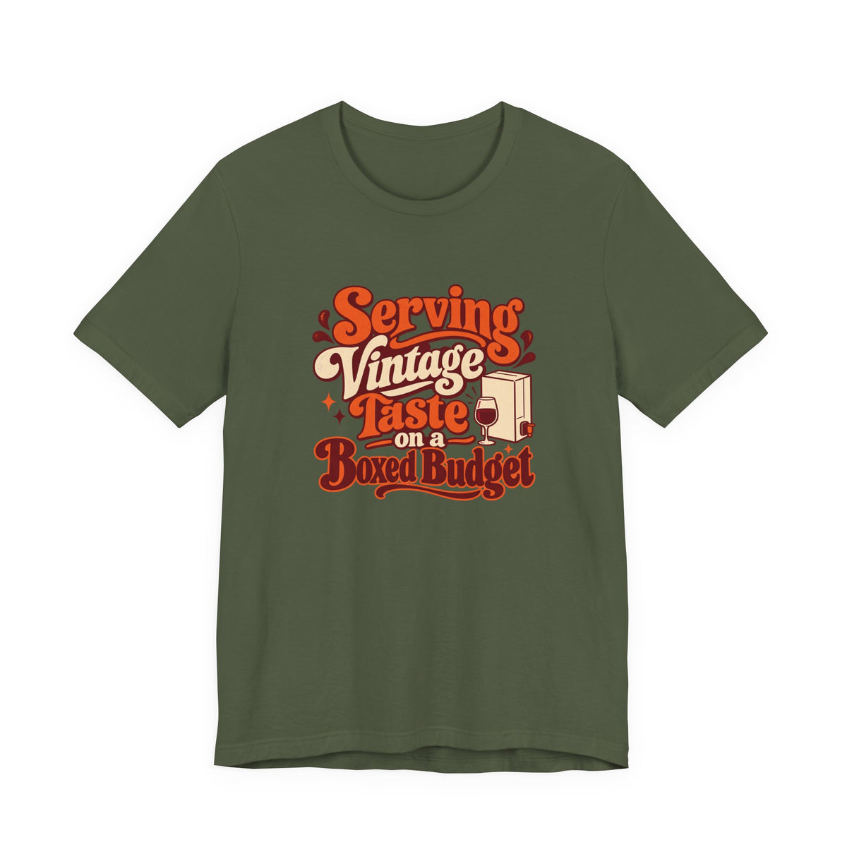 Boxed Budget Wine Tee