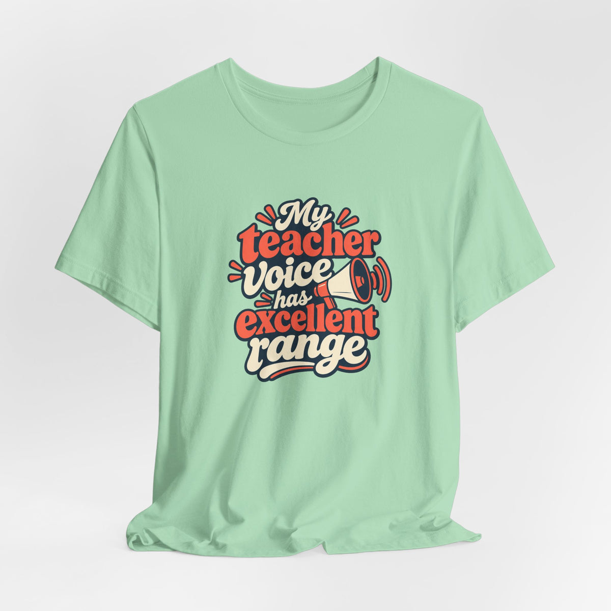 Teacher Voice Range Retro Shirt