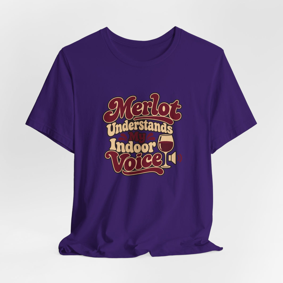 Merlot Indoor Voice Tee
