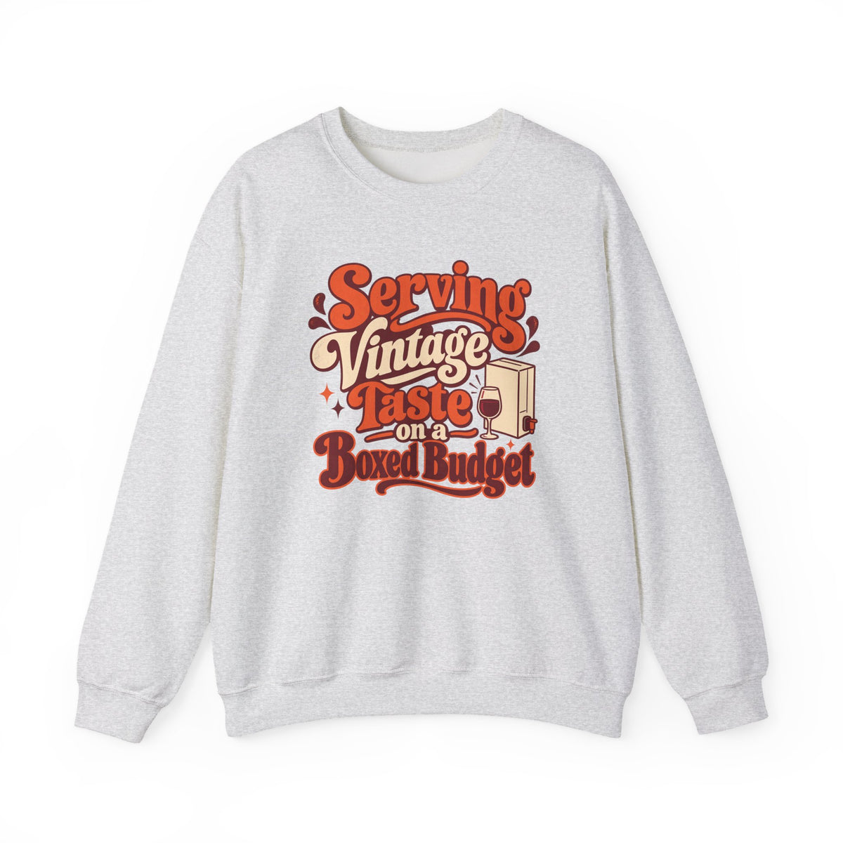 Boxed Budget Wine Sweatshirt