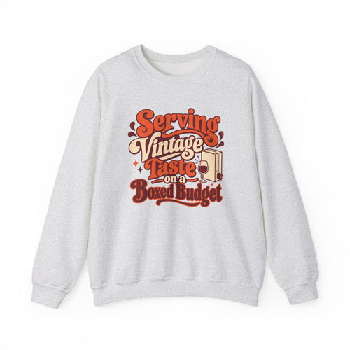 Boxed Budget Wine Sweatshirt