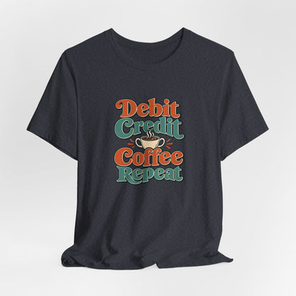 Debits Credits Coffee Tee