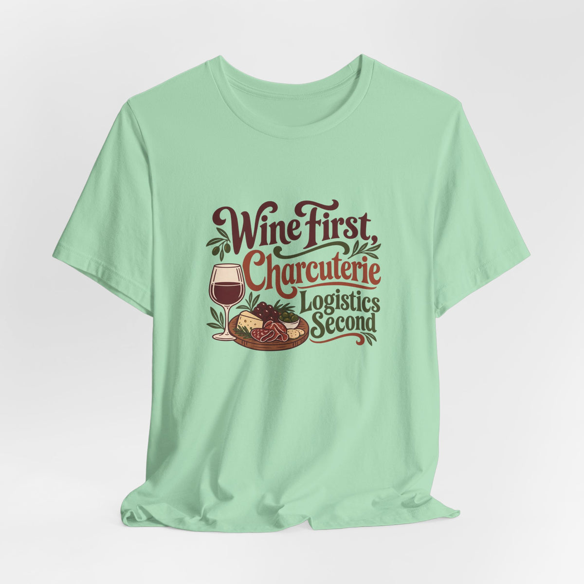 Charcuterie Logistics Wine Shirt