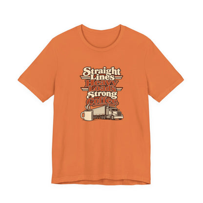 Trailer Lines Trucker Retro Tee
