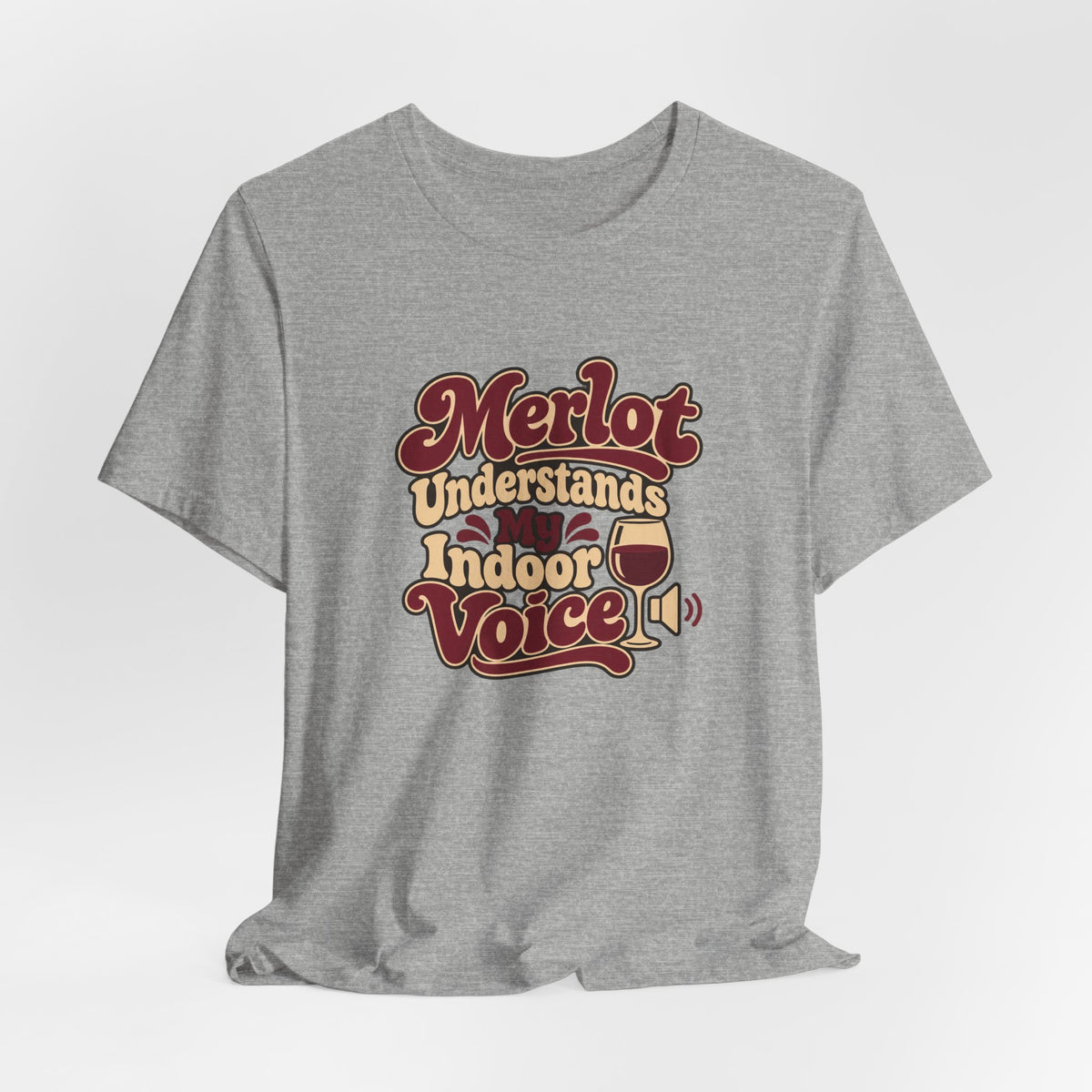 Merlot Indoor Voice Tee