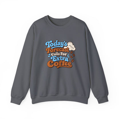 Caffeine Forecast Retro Sweatshirt