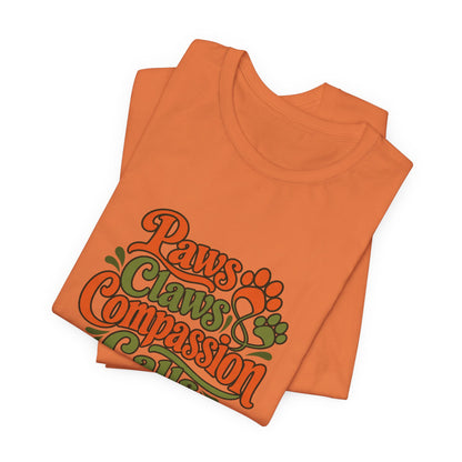 Paws Claws Compassion Vet Tee