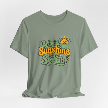 Scrubs And Sunshine Nurse Shirt