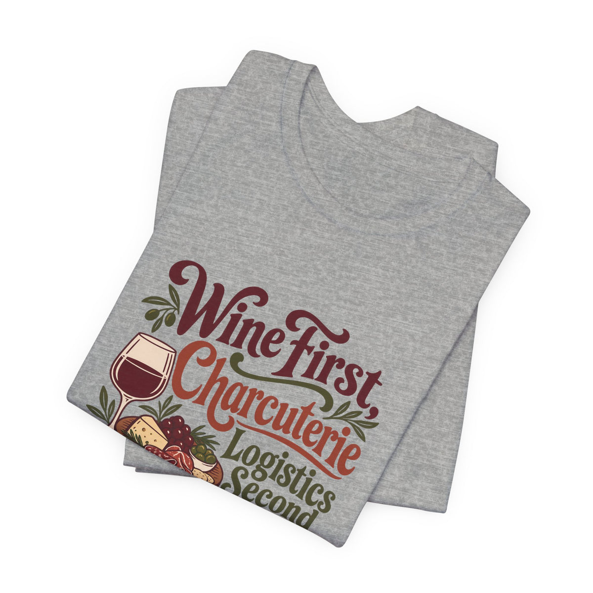 Charcuterie Logistics Wine Shirt