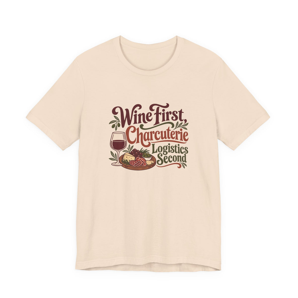 Charcuterie Logistics Wine Shirt