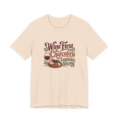 Charcuterie Logistics Wine Shirt