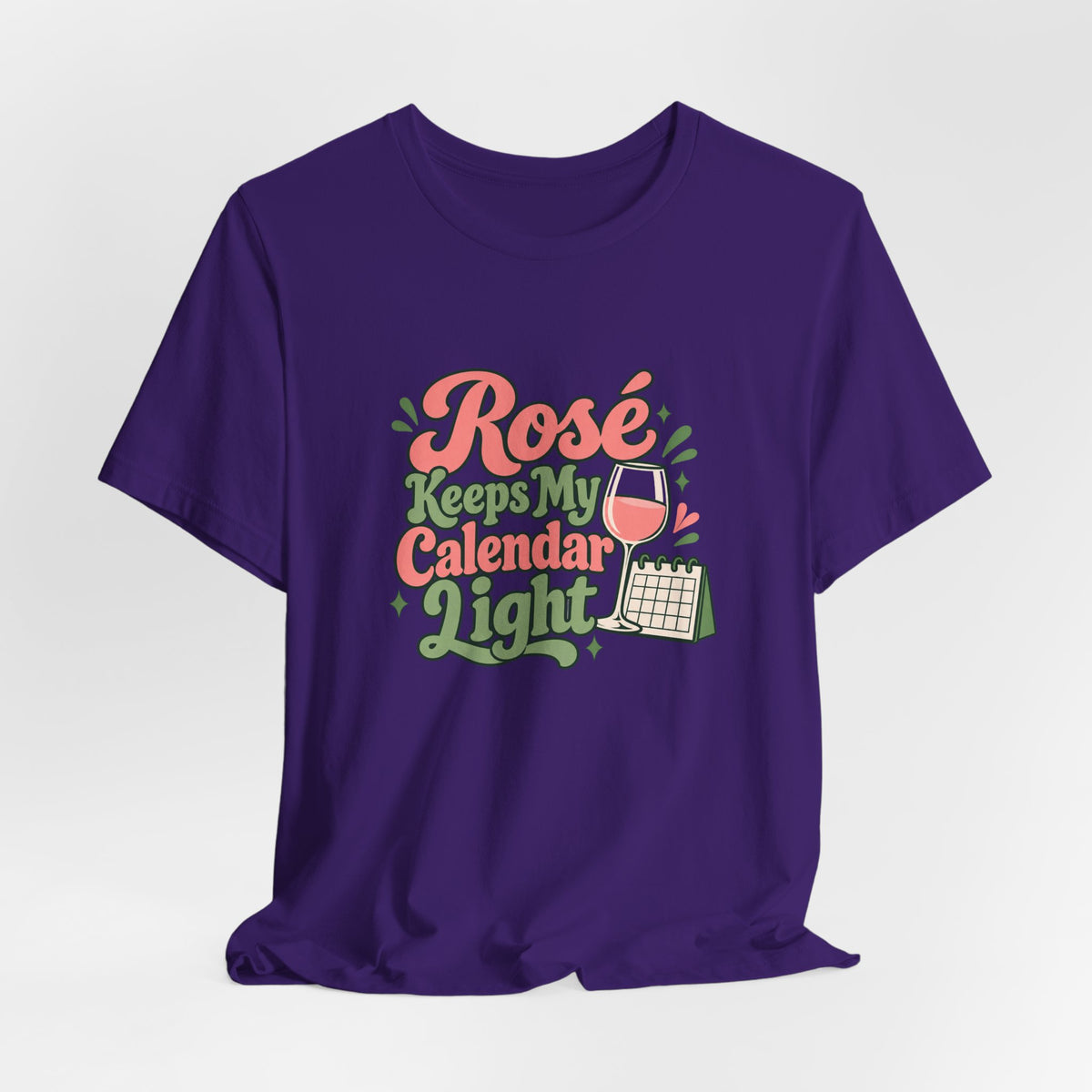 Rosé Calendar Retro Tee