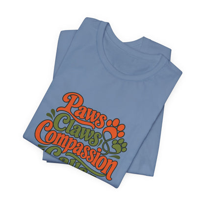 Paws Claws Compassion Vet Tee