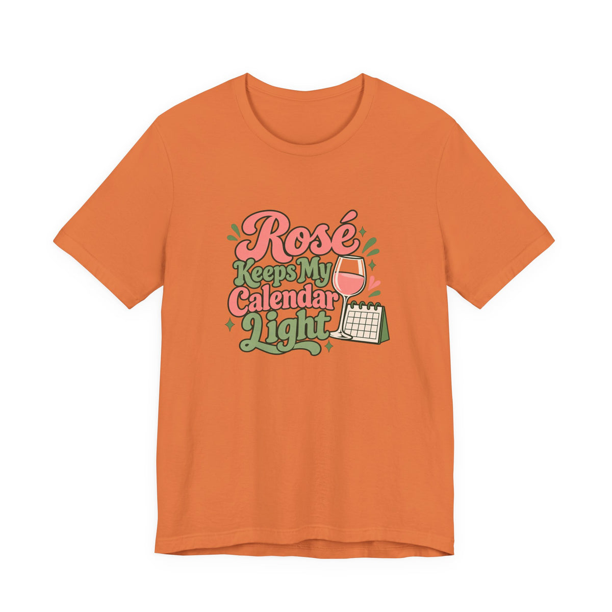 Rosé Calendar Retro Tee