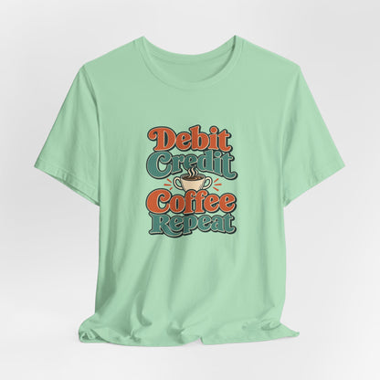 Debits Credits Coffee Tee
