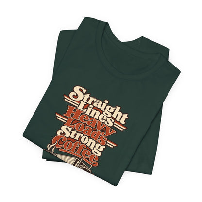 Trailer Lines Trucker Retro Tee