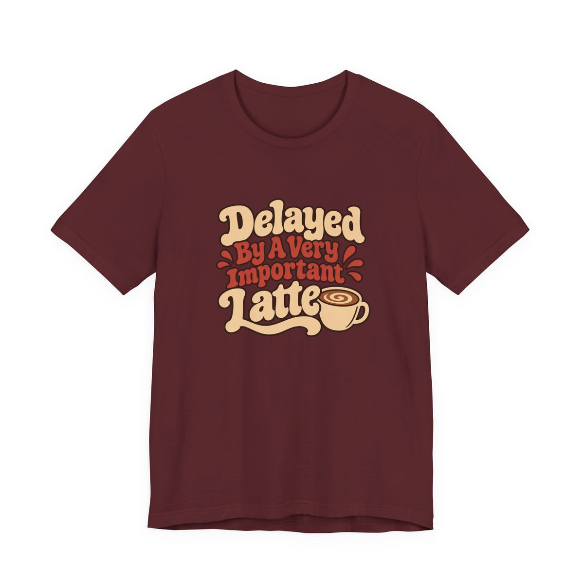 Latte Delay Retro Tee