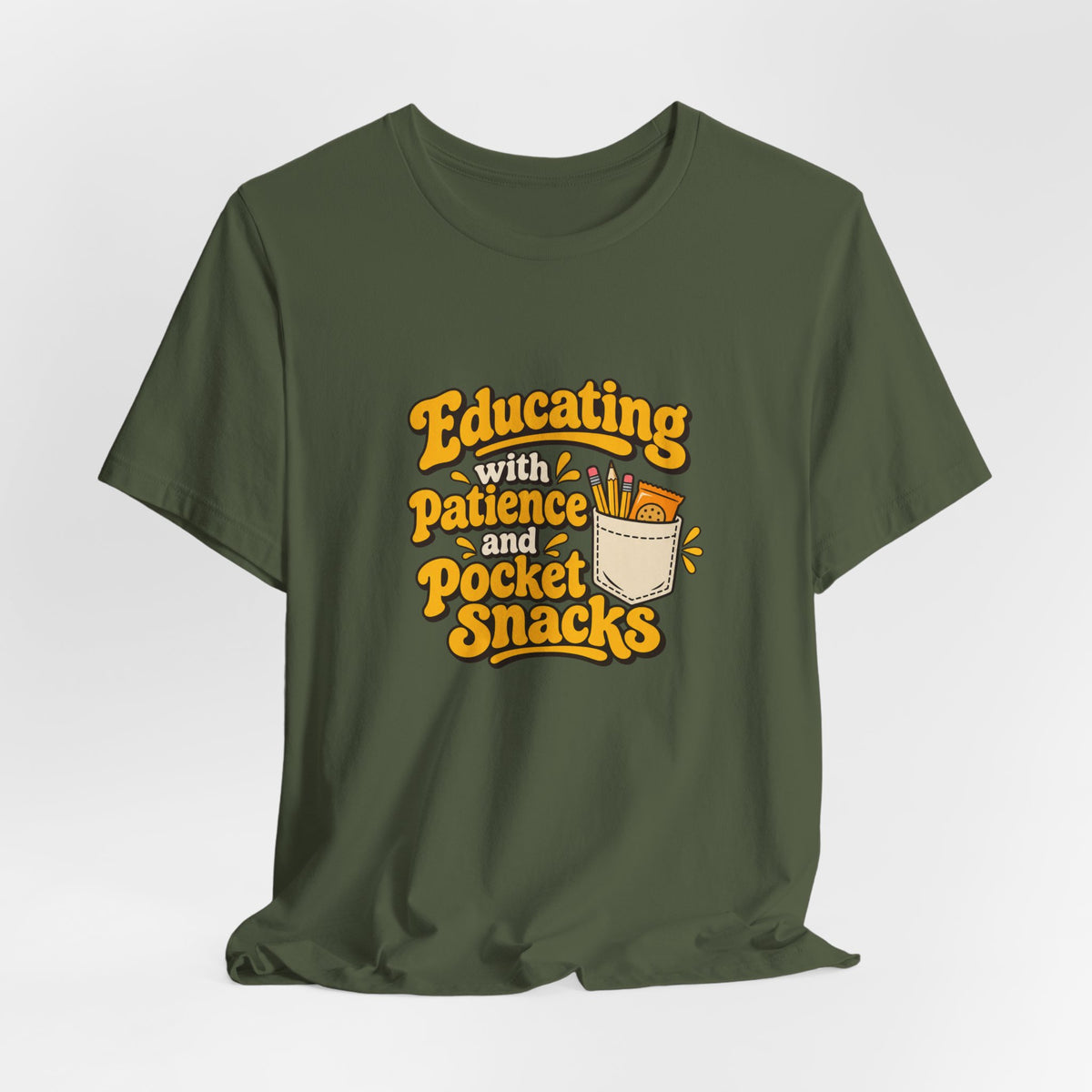 Pocket Snacks Teacher Vintage Tee