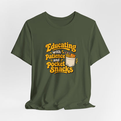 Pocket Snacks Teacher Vintage Tee