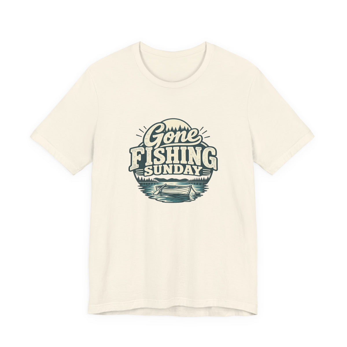 Gone Fishing Sunday Tee