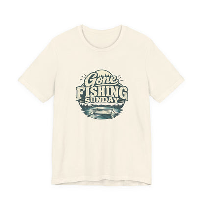 Gone Fishing Sunday Tee
