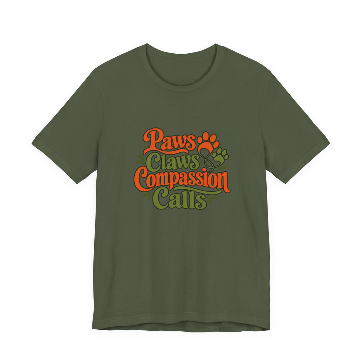 Paws Claws Compassion Vet Tee