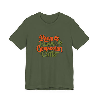 Paws Claws Compassion Vet Tee
