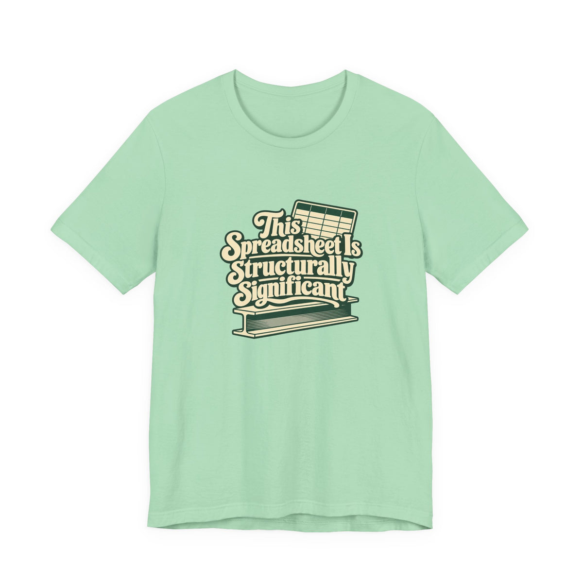 Spreadsheet Structural Support Tee