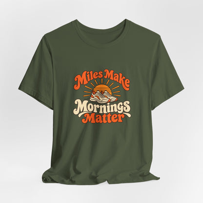 Mornings Matter Runner Retro Tee