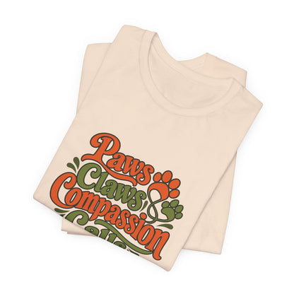 Paws Claws Compassion Vet Tee