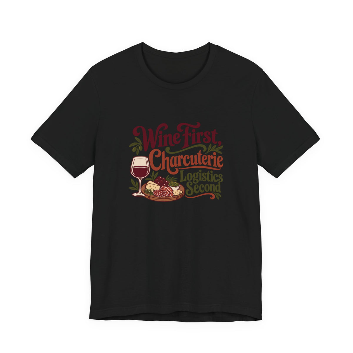 Charcuterie Logistics Wine Shirt