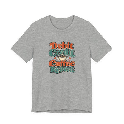 Debits Credits Coffee Tee