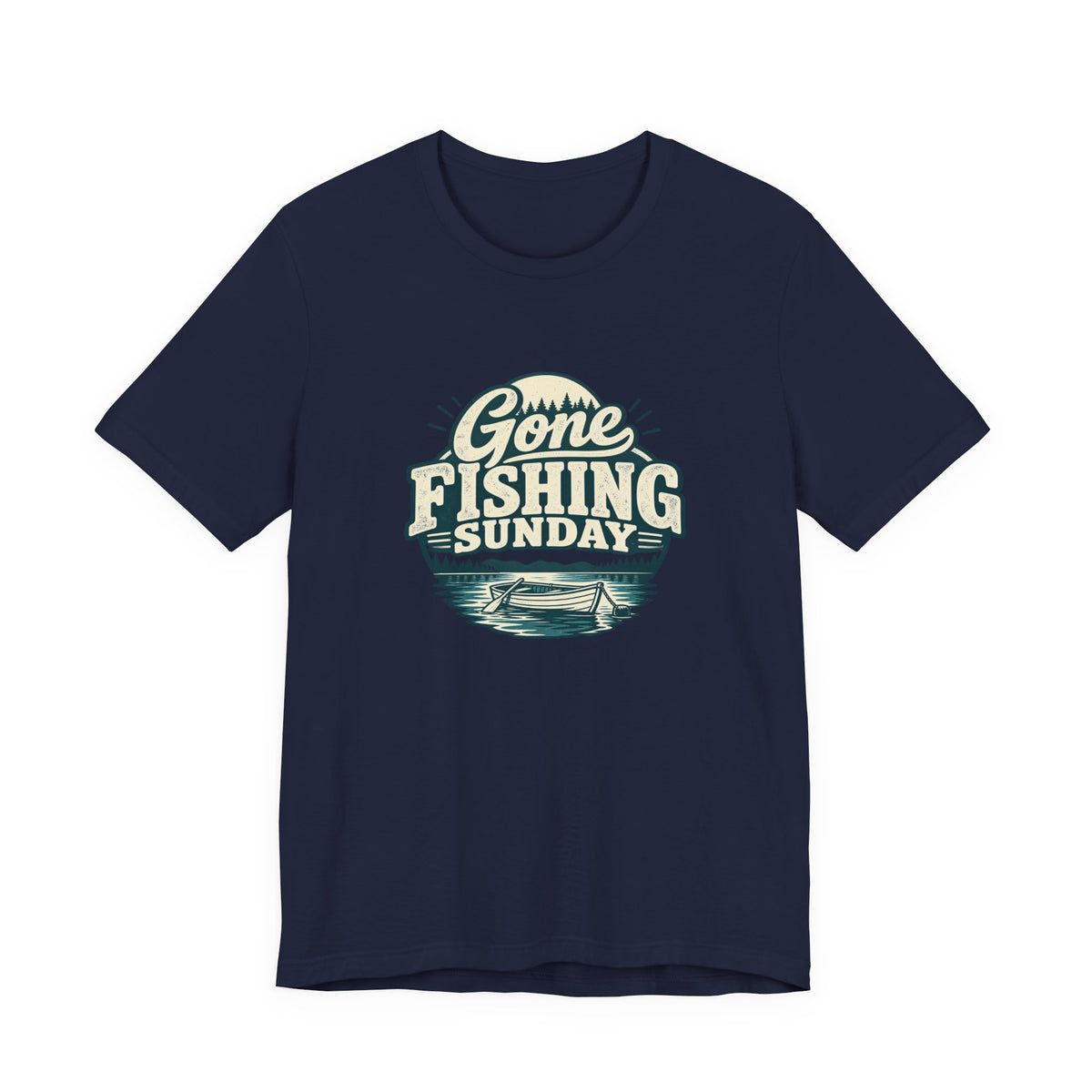 Gone Fishing Sunday Tee