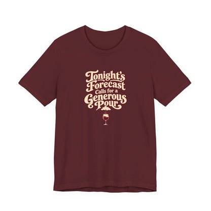 Generous Pour Forecast Retro Tee