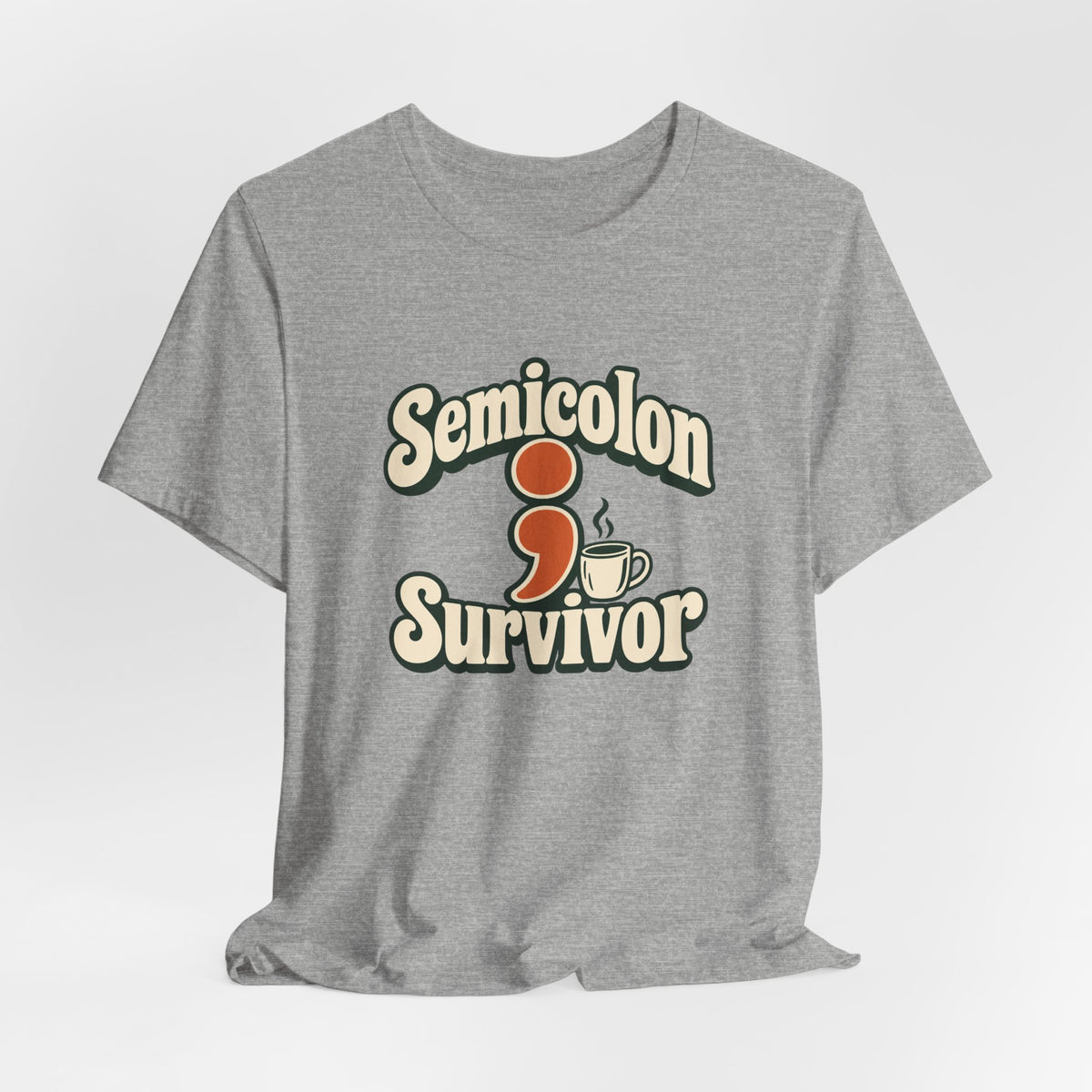 Semicolon Survivor Dev Tee