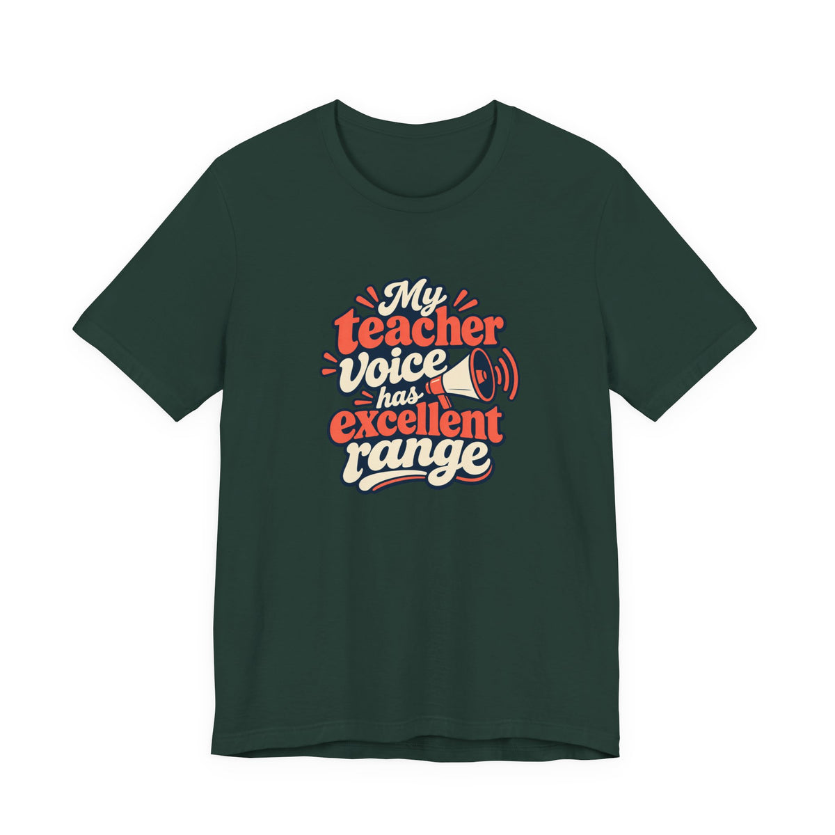 Teacher Voice Range Retro Shirt