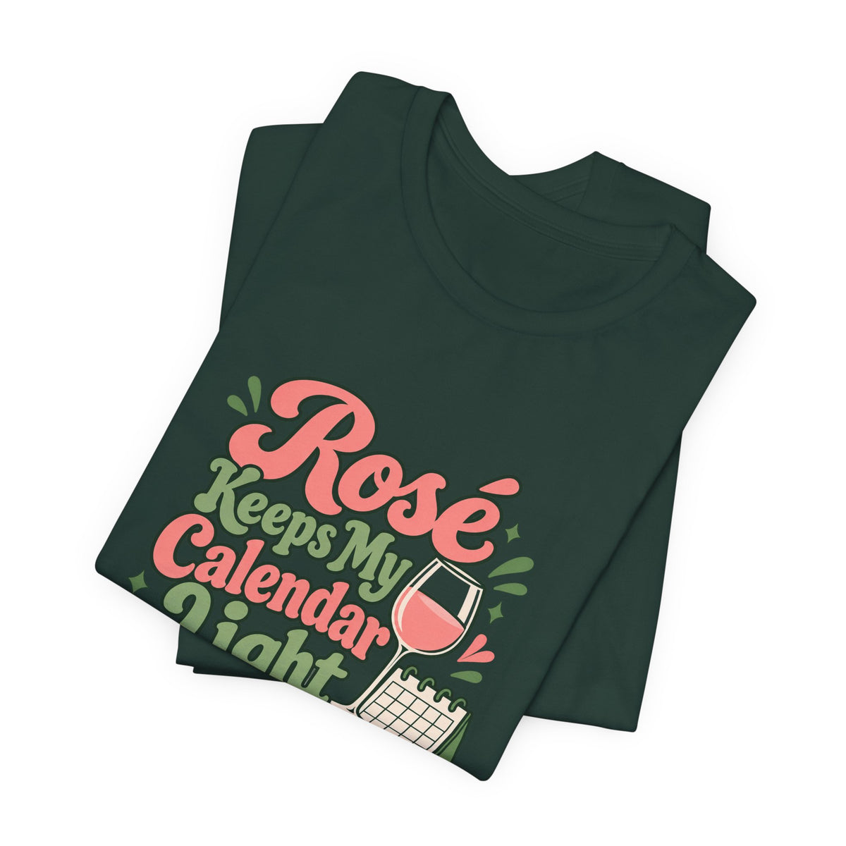 Rosé Calendar Retro Tee