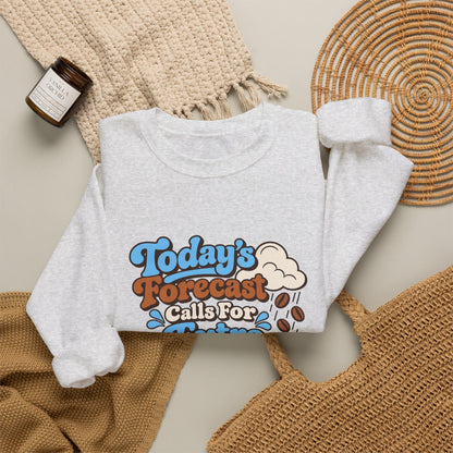Caffeine Forecast Retro Sweatshirt