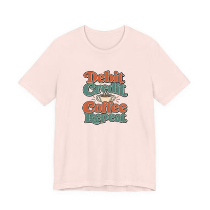Debits Credits Coffee Tee