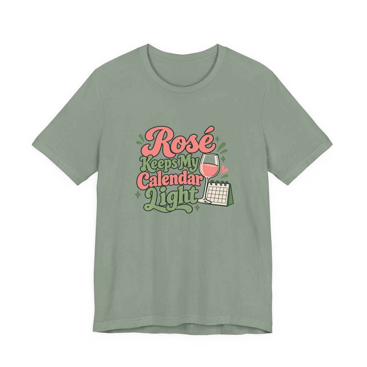 Rosé Calendar Retro Tee
