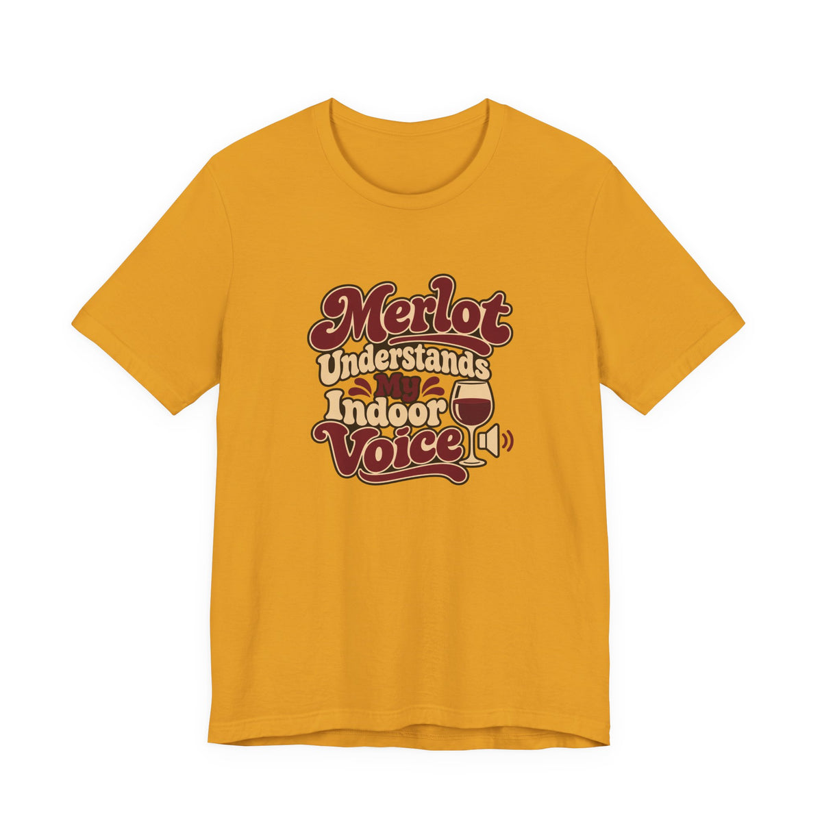 Merlot Indoor Voice Tee
