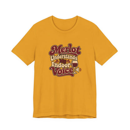 Merlot Indoor Voice Tee