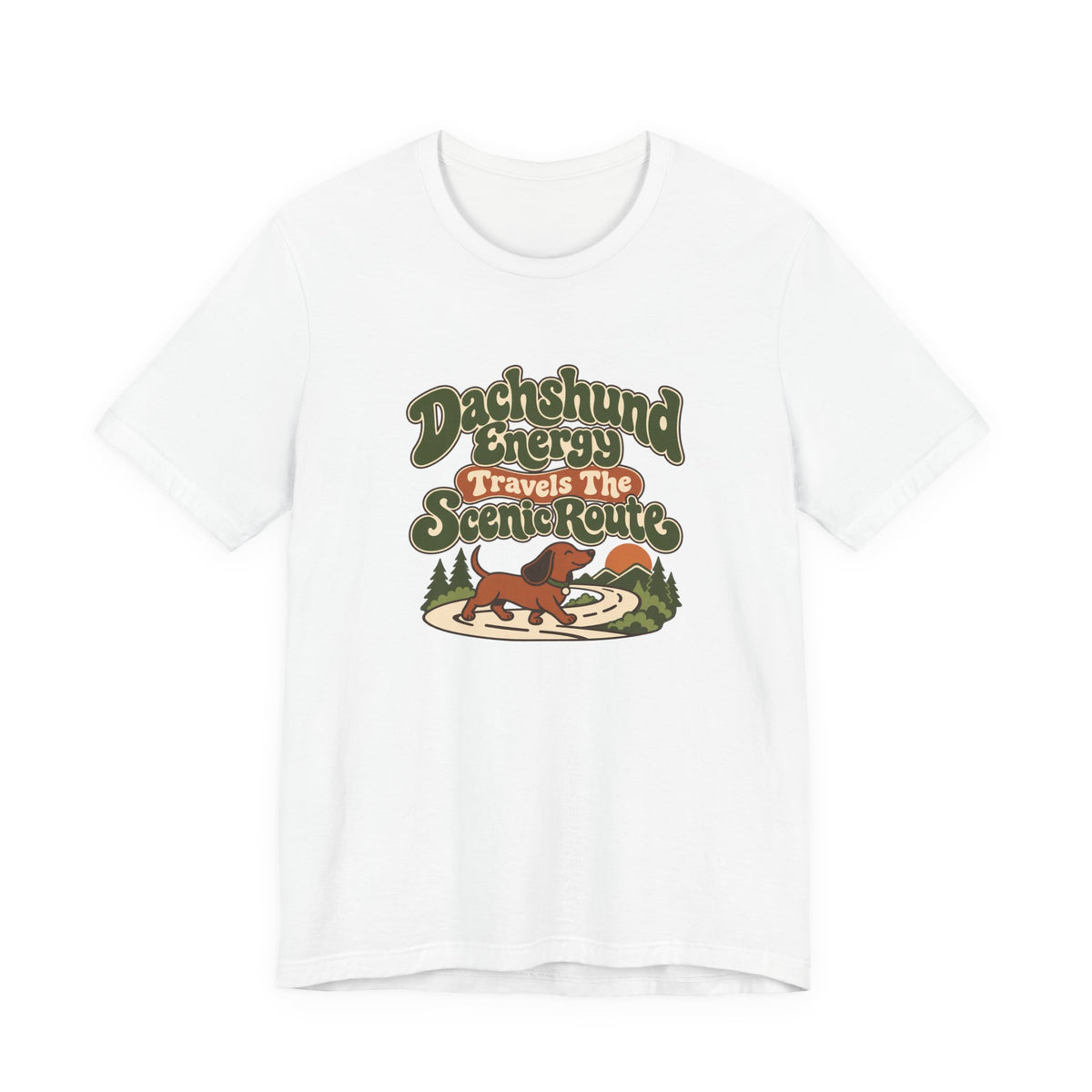 Scenic Route Dachshund Shirt