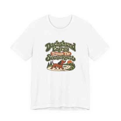 Scenic Route Dachshund Shirt